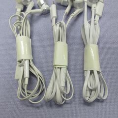 ( M-858 )iPhone用 イヤホン ３個まとめて まとめ売り 中古 動作確認済みの画像