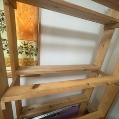 木製　棚の画像