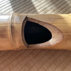 華道　竹花器　舟竹 生花 竹細工竹器の画像