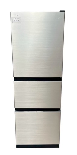 中古　日立　HITACHI　冷蔵庫　3ドア　右開き　R-27SV　265L　2022年製