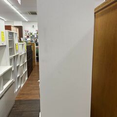 【リユ-スのサカイ広島石内店】ジモティ割！2枚扉食器棚/クリ-ニング済み/HG-7174/広島市 家具　佐伯区 家具　南区 家具　西区 家具　東区 家具　中区 家具　安佐南区 家具　安佐北区 家具　安芸区 家具　府中町 家具　海田町 家具　熊野町 家具　坂町 家具　廿日市市 家具の画像
