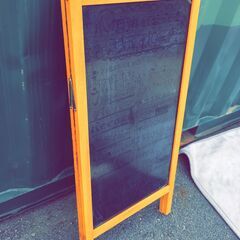 JM20256S)A型看板 幅：約93cm 高さ：約49cm 奥行：約50cm 中古品【取りに来られる方限定】の画像