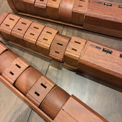 美品 3つセット 電源タップ 12個口 USBの画像
