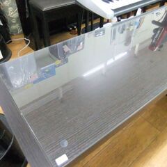 ドウシシャ シンプルスリムデスク 幅120×奥行40×高さ70cm PCデスク ブラウン 机 つくえ オフィスデスク ワークデスク 札幌市 厚別区の画像