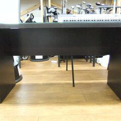 ドウシシャ シンプルスリムデスク 幅120×奥行40×高さ70cm PCデスク ブラウン 机 つくえ オフィスデスク ワークデスク 札幌市 厚別区の画像