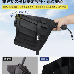 ☂マジ破格【新品未使用】EJD 折りたたみ傘 メンズ 日傘 晴雨兼用 ワンタッチ 自動開閉 軽量 大きめ 風に強い 超撥水 遮光 遮熱 UVカット 8本骨 炭素鋼 台風対策 梅雨対策 傘 おりたたみ メンズ折り畳み傘 折り畳み日傘 折畳傘 男性用傘の画像