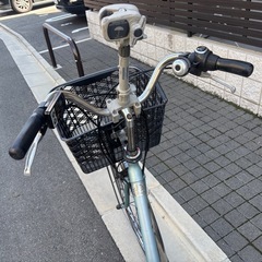 Panasonic 電動アシスト自転車 水色の画像