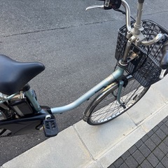 Panasonic 電動アシスト自転車 水色の画像