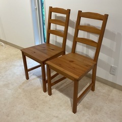 IKEA イケア 椅子 2脚セットの画像
