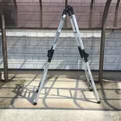 391 アルインコ ALINCO マスターステップ MW-15M アルミ はしご長さ3840mm 脚立高さ1680mmの画像