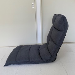 【0円】座椅子（ダークグレー／ニトリ購入品）の画像