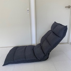 【0円】座椅子（ダークグレー／ニトリ購入品）の画像