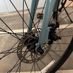 【超美品】サードバイクス　ホダカ　クロスバイク　フェスリラックス　ライトブルー　ディスクブレーキの画像