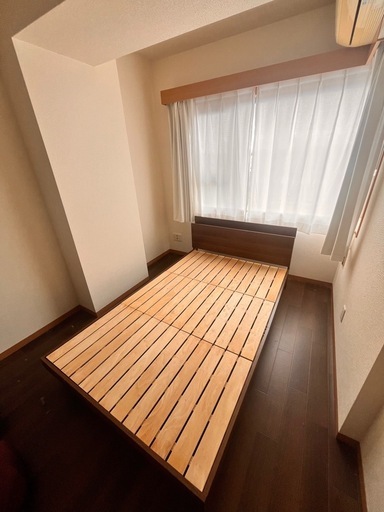 すのこベット|Alcester|セミダブル|ウォルナットブラウン