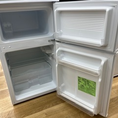 comfee コンフィー ノンフロン冷凍冷蔵庫 RCT90WH/E ホワイト 2ドア 冷蔵庫 のご紹介です！の画像