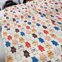 【超美品‼️】クマ柄♪ 105cm幅 カーテン 両開き1組 セット♪ の画像