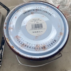 【取引中】油性ペンキ　防虫・防腐　マホガニー（茶系）の画像