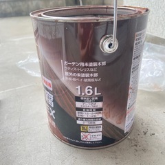 【取引中】油性ペンキ　防虫・防腐　マホガニー（茶系）の画像