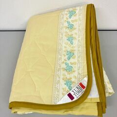 stp-3404　ボアシーツ　2点セット　寝具　グリーン　敷布　イエロー　布団　緑　冬用　黄色　YUKITORII　MITSUKOSHIの画像