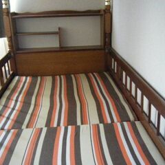 ■子供用　組み立て式二段ベッド■中古の画像