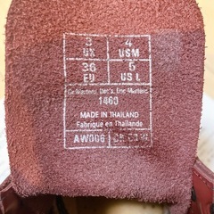 美品 デリケートクリーム付 ドクターマーチン8ホールブーツ 22㎝の画像