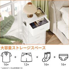 ✨新品✨ 4段チェスト🪄 オックスフォード生地＆安全設計で整理整頓に最適の画像