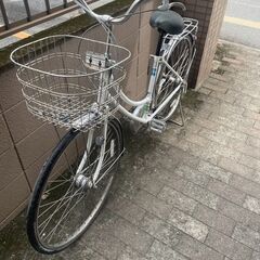 リサイクルショップどりーむ荒田店　No484 自転車　シティサイクル　２７インチ　BRIDGESTONE　ベルトドライブ　ギア切り替え不可　の画像