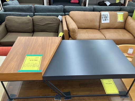 ◎値下げ◎★ジモティー割引20%★デザインテーブル/藤栄/BR/GY 《尼崎市/リサイクルショップドリーム次屋店》☆尼崎市若王寺☆