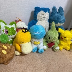 ポケモンぬいぐるみセットの画像