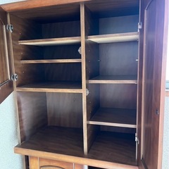 美品　　鏡付き下駄箱の画像