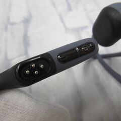 ( M-859 )Shokz OpenSwim Pro グレー 骨伝導 ワイヤレスヘッドセット イヤホン(S710) 本体のみ 中古 動作未確認の画像