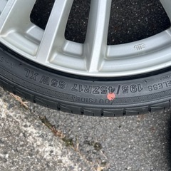 スイフトスポーツ純正17インチホイールほぼ新品タイヤ付き4本セット
の画像