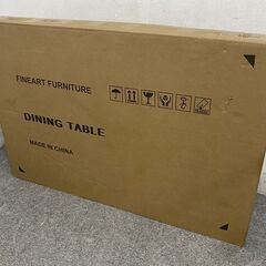 新品未使用品 ダイニングテーブル 幅1200/奥行800/高さ740mm 4人掛け オーク ナチュラル インテリア 未開封 家具 店頭引取歓迎 ■R10048の画像