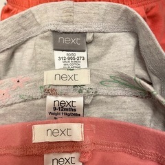 ◎next 　9-12mレギンスパンツ　4本セットの画像