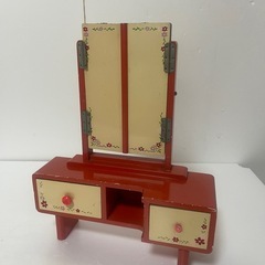 レトロ おもちゃ 家具セット タンス 化粧台の画像