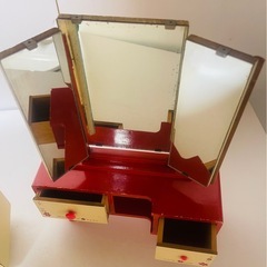 レトロ おもちゃ 家具セット タンス 化粧台の画像