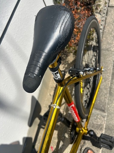 ゴールド シングルスピード ピストバイク　オリジナルカスタム ゴールド シングルスピード ピストバイク オリジナルカスタム ゴールド