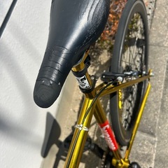 ゴールド シングルスピード ピストバイク　オリジナルカスタム ゴールド シングルスピード ピストバイク オリジナルカスタム