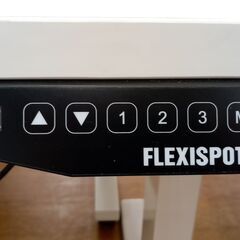 ★リユースのサカイ春日部店★KJ11732 FLEXISPOT 電動昇降デスク ホワイト H65～126×W120×D60 クリーニング済みの画像