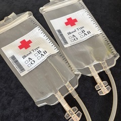 点滴パック点滴袋　ハロウィンの仮装に　薬袋付き　病院　患者　仮装　おもちゃの画像