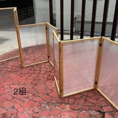 衝立　フェンス　パーテーション　仕切り　②の画像