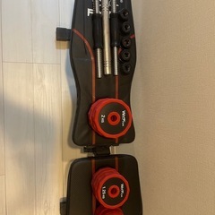 【予約済みのため取引不可】トレーニングベンチ&可変式ダンベルの画像