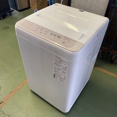 ○東90 2024年製 Panasonic 洗濯機 NA-F6B2 縦型 6.0kgの画像