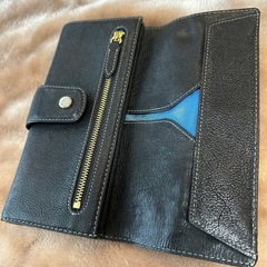 土屋鞄製造所レザーロングウォレット長財布本革レディースメンズ黒ブラック牛革日本製メイドインジャパン国産国内製男性用紳士女性用婦人の画像