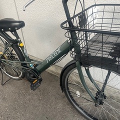 ９J12　太いタイヤ　２６サイズ６段変速オートライト　★自転車専門店の中古車です★　【消費税込み・防犯登録６００円込みの画像