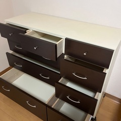 キャビネット　キャスター付きの画像