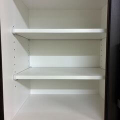 【ジャングルジャングル深井店】★システムキッチンボード ニトリ レジューム 茶×白 NITORI キッチン家具 家具 簡易クリーニング済 堺市（中区 堺区 東区 西区 南区 北区）和泉市 河内長野市 富田林市 松原市 狭山市 深井 【FU2713】の画像