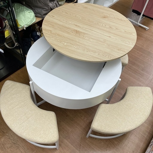 ⭐︎ドリーム荒牧店⭐︎ジモティー割引有⭐︎【クリーニング済み】ダイニングセット　NAT