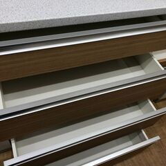 ★リユースのサカイ幸手店★SJ10438★ジモティ割あり★ 共和産業 食器棚  W120×D45×H206 クリーニング済み の画像