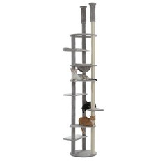 《9/15-9/20引取限定》キャットタワー　突っ張りキャットタワー　猫グッズ　猫用品の画像